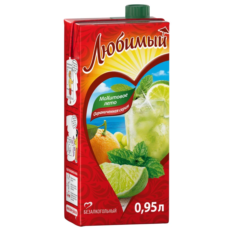 Любимый сад 0,95л напиток Абрикос груша (12)