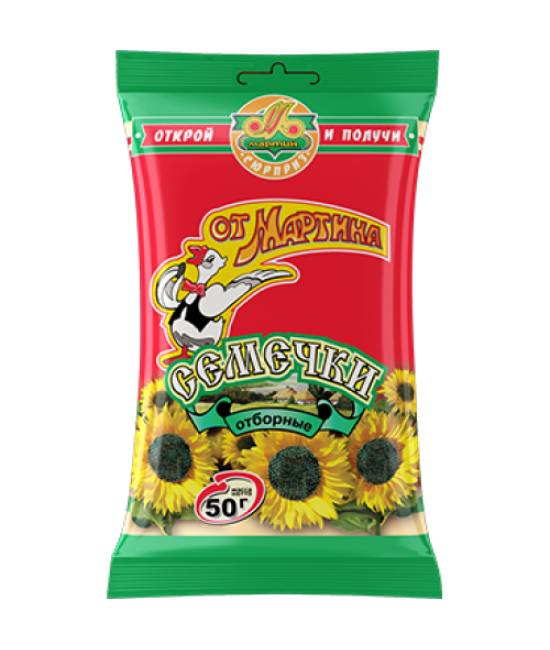 Семечки от Мартина 50г. (1*50) без/соли