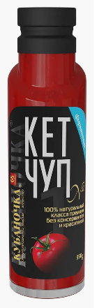 Кетчуп Кубаночка №1 Фирменный 350г ст/б (16)