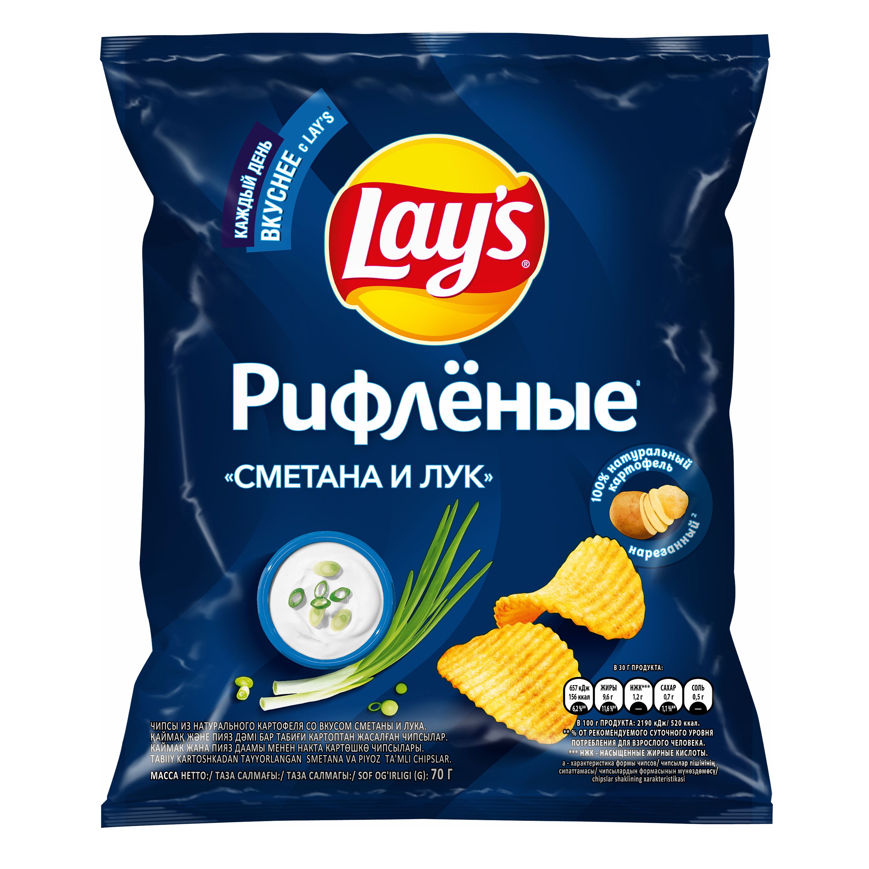 Лейз 70гр. Сметана лук (25)           340052835