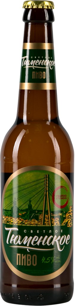 Пиво "Тюменское" 0,45 л. (20) ст. 4,5%