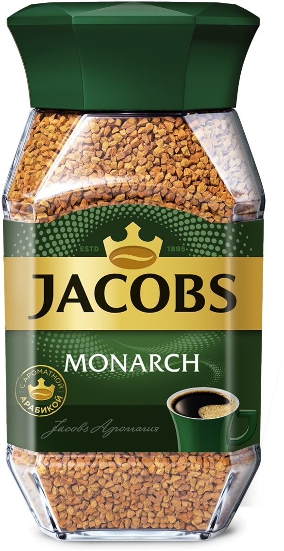 Jacobs Monarch 190гр. стекло/б (6)   