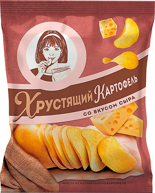 Хрустящий карт. 40г.  Сыр  (1*30)  ВЧ804