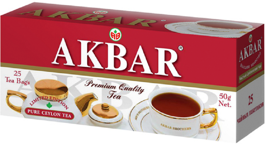 Чай "Акбар" 25 пак. 2гр Limited Edition   (24) мелький