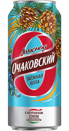 Лимонад "Очаково" 0,45 ж/б (12) таежная кола