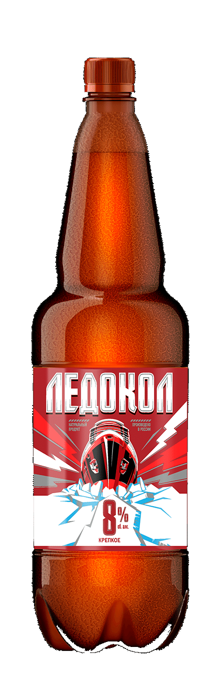 Пиво "Ледокол" 1,15 л. (6) пэт. 8%     (ЧЗ акциз + ЕГАИС)