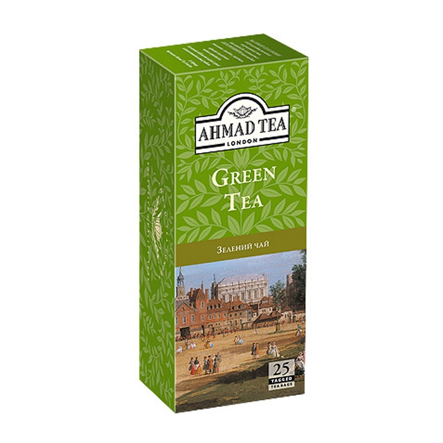 Чай "Ахмад" 25пак. 2гр. Зеленый      (12)  589