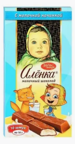 Аленка 100г (17)  в Стиках с молочной начинкой 