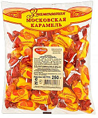 ОК Фасовка Конфеты  КАРАМЕЛЬ  250гр. "Апельсиновая"   (20)  РотФронт
