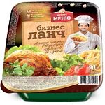 "Бизнес Ланч" Лапша 90гр. Курица Тушеная (24)  лоток