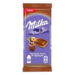 Милка 80/90г молочный  Ореховая паста  дробленым фундуком (20)