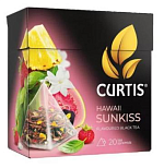 Чай  "CURTIS" Пирамидки 20пак. 1.7гр.  Ананас и цветы Апельсина  (12)  зеленый Bahama Nights  